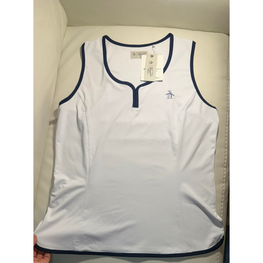 Penguin Women’s white Tank top Size L tennis or Golf - Picture 6 of 8